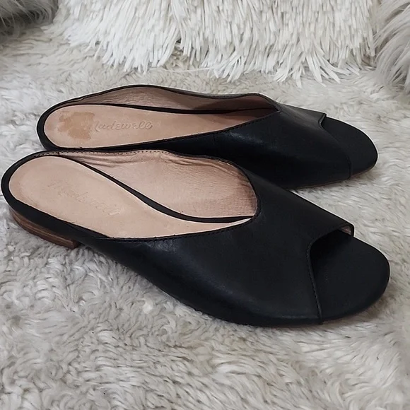 Madewell Black Leather Women's Shoes - Picture 3 of 8